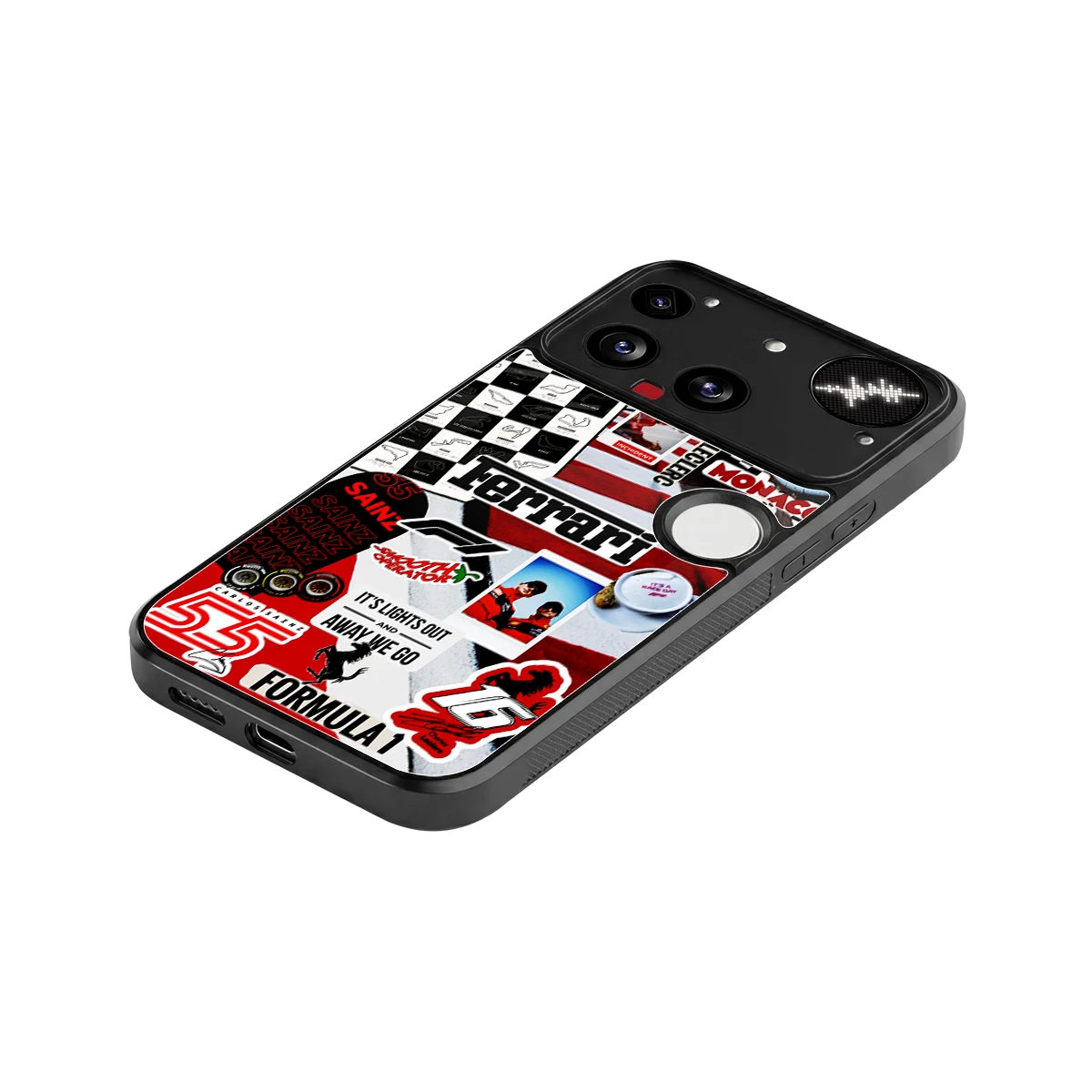 F1 Icon stylish phone case for nothing phone 3 | glossy glass and slim fit