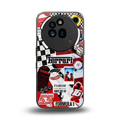 F1 Icon back phone cover | glass case for nothing phone 3a pro