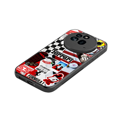 F1 Icon stylish phone case for nothing phone 3a pro | glossy glass and slim fit