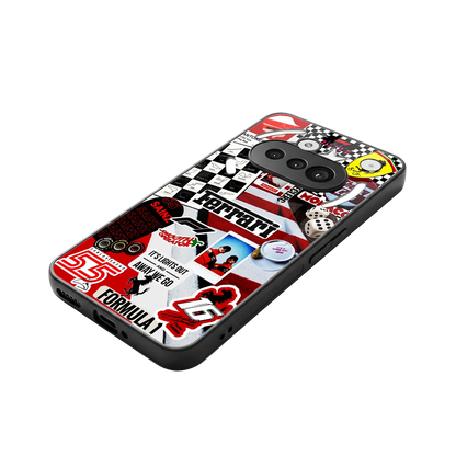 F1 Icon stylish phone case for nothing phone 3a | glossy glass and slim fit