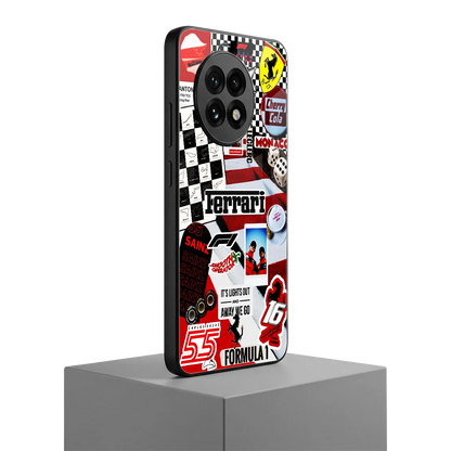 F1 Icon oneplus 13r mobile cover | shockproof glass phone case