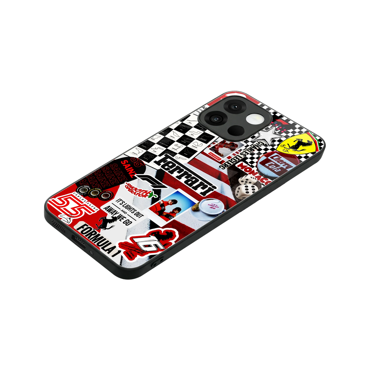 F1 Icon stylish phone case for oneplus 13s | glossy glass and slim fit