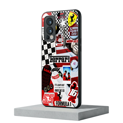 F1 Icon oneplus nord 2 mobile cover | shockproof glass phone case