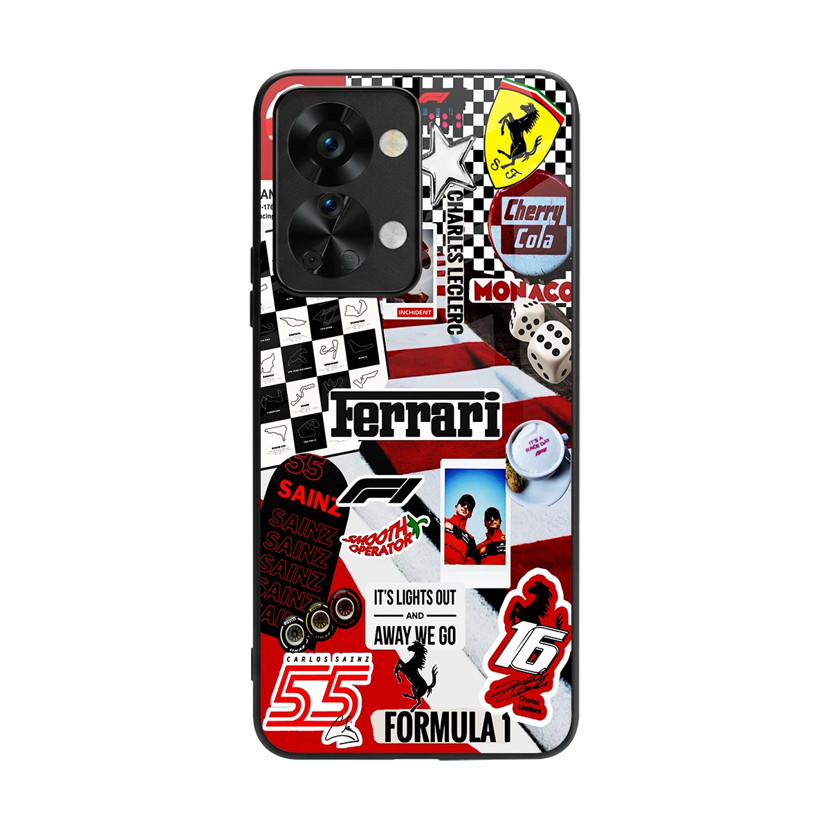 F1 Icon back phone cover | glass case for oneplus nord 2t