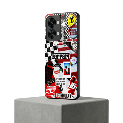 F1 Icon oneplus nord 2t mobile cover | shockproof glass phone case