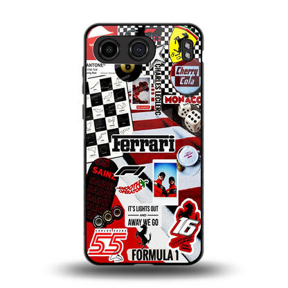 F1 Icon back phone cover | glass case for oneplus nord 4