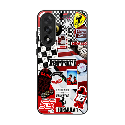 F1 Icon back phone cover | glass case for oneplus nord 5