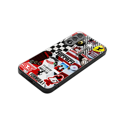 F1 Icon stylish phone case for oneplus nord 5 | glossy glass and slim fit