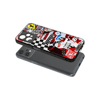F1 Icon sleek oneplus nord ce 2 lite cover with tempered glass back and TPU edges