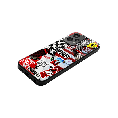 F1 Icon stylish phone case for oneplus nord ce 2 lite | glossy glass and slim fit