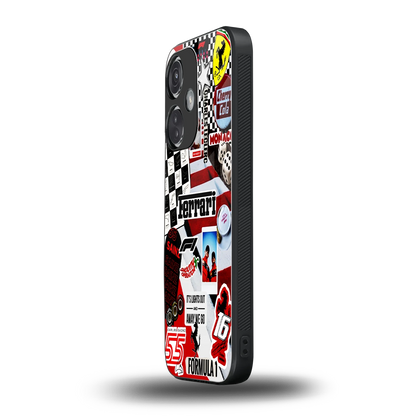F1 Icon oneplus nord ce 3 mobile cover | shockproof glass phone case