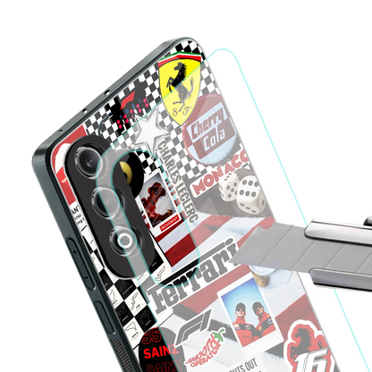 F1 Icon stylish phone case for oneplus nord ce 4 | glossy glass and slim fit