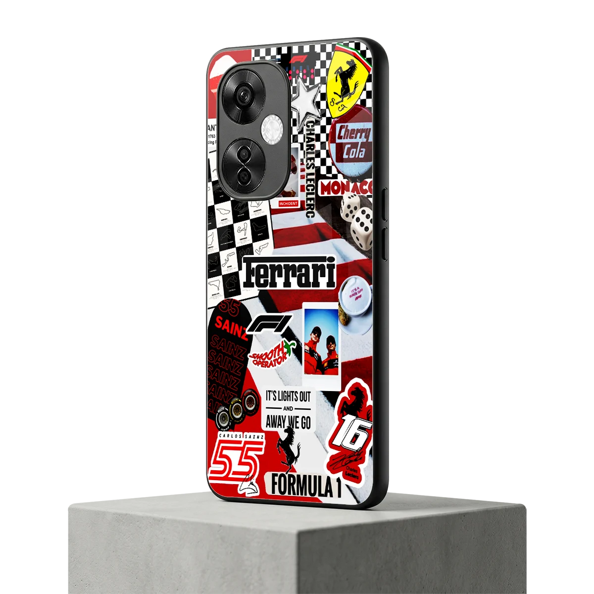 F1 Icon oneplus nord ce 3 lite mobile cover | shockproof glass phone case