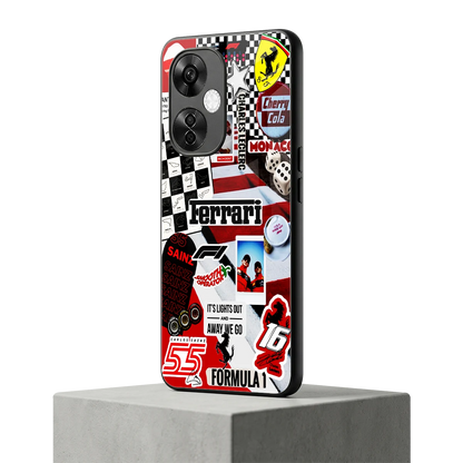 F1 Icon oneplus nord ce 3 lite mobile cover | shockproof glass phone case