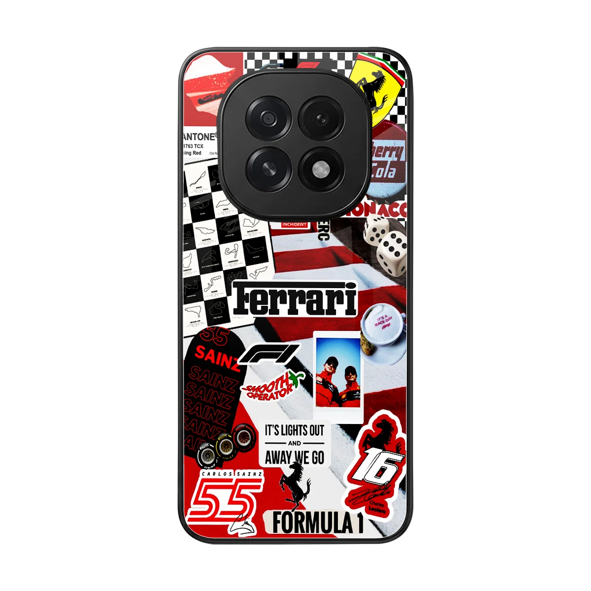 F1 Icon back phone cover | glass case for oppo f29 5g