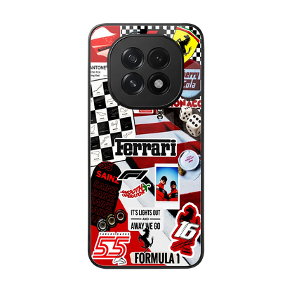 F1 Icon back phone cover | glass case for oppo f29 5g