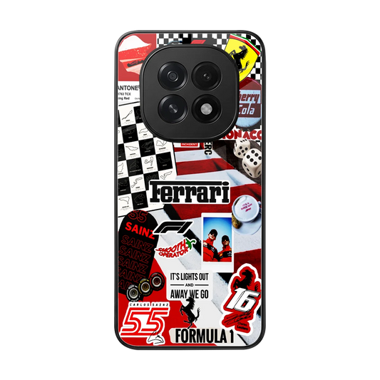 F1 Icon back phone cover | glass case for oppo f29 5g