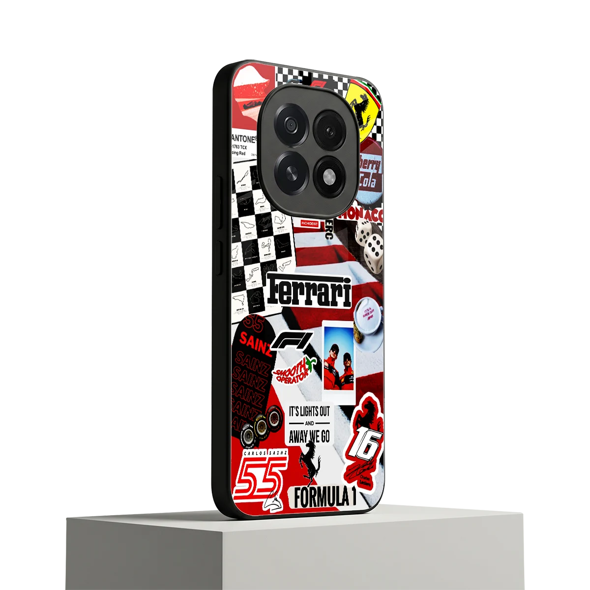 F1 Icon oppo f29 5g mobile cover | shockproof glass phone case