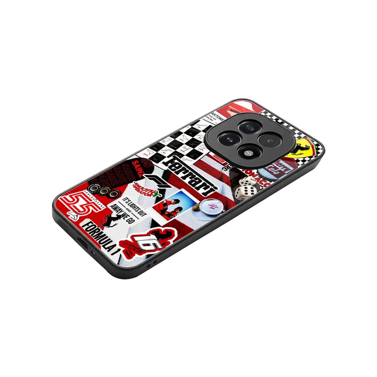 F1 Icon stylish phone case for oppo f29 5g | glossy glass and slim fit
