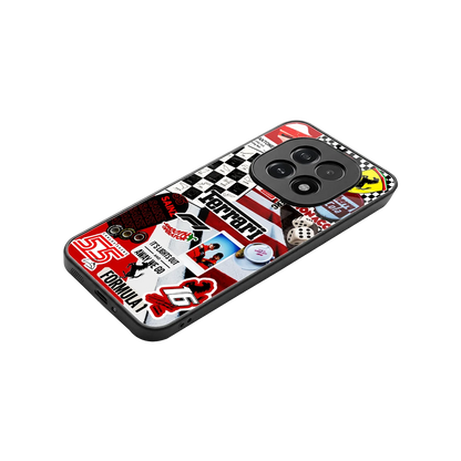 F1 Icon stylish phone case for oppo f29 5g | glossy glass and slim fit