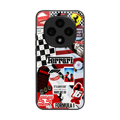 F1 Icon back phone cover | glass case for oppo f31 pro 5g