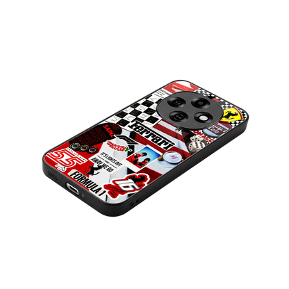 F1 Icon stylish phone case for oppo f31 pro 5g | glossy glass and slim fit