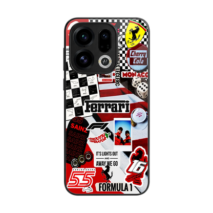 F1 Icon back phone cover | glass case for oppo find x9