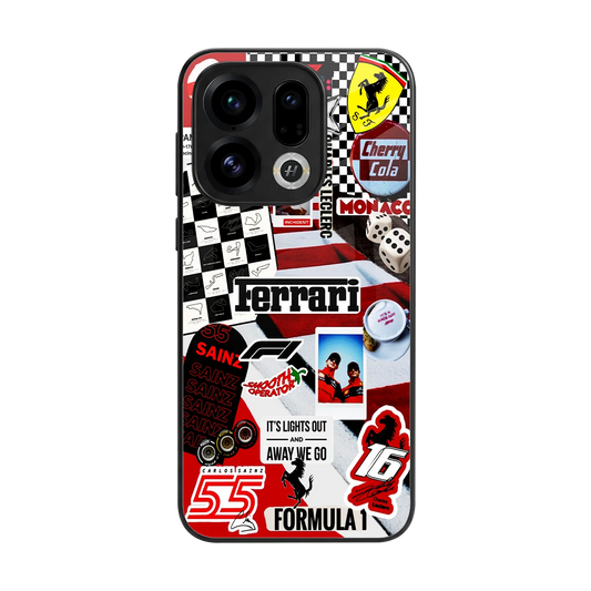 F1 Icon back phone cover | glass case for oppo find x9
