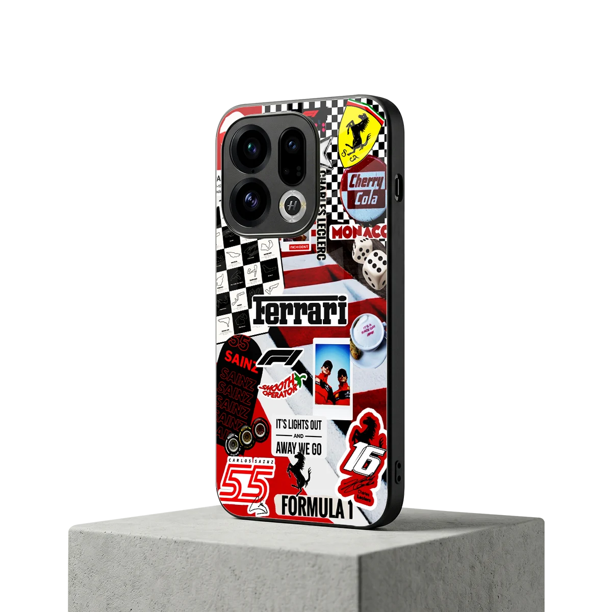 F1 Icon oppo find x9 mobile cover | shockproof glass phone case