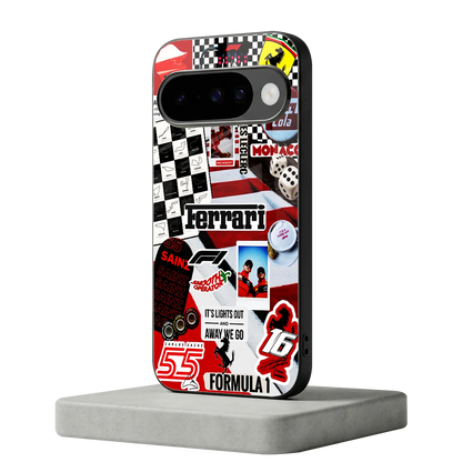 F1 Icon google pixel 10 mobile cover | shockproof glass phone case