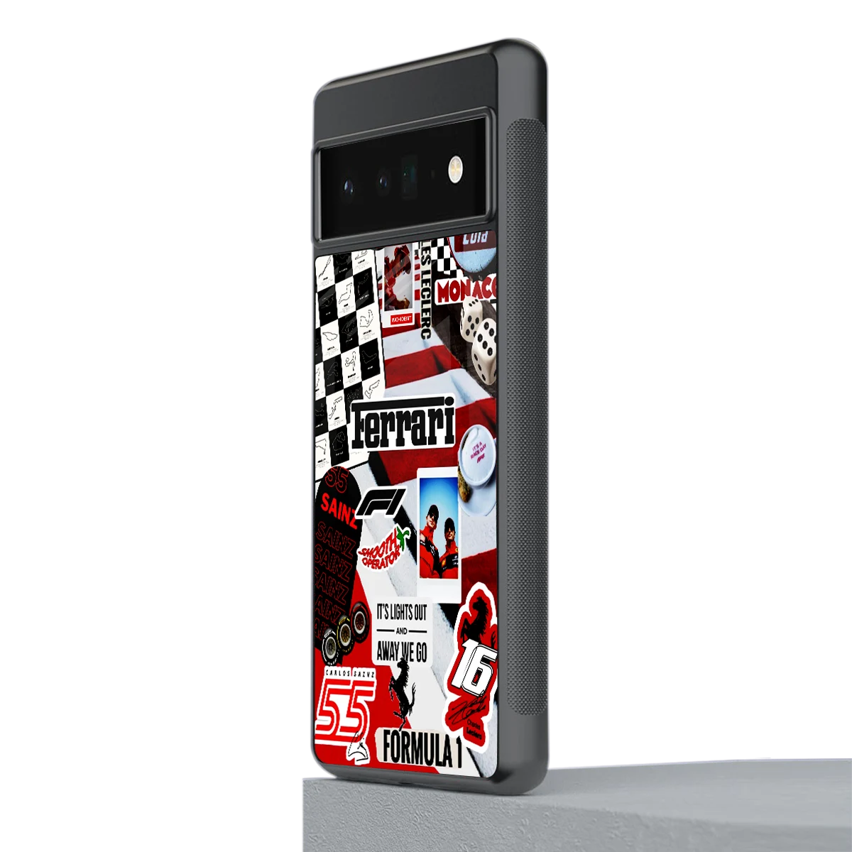 F1 Icon stylish phone case for google pixel 6 pro | glossy glass and slim fit