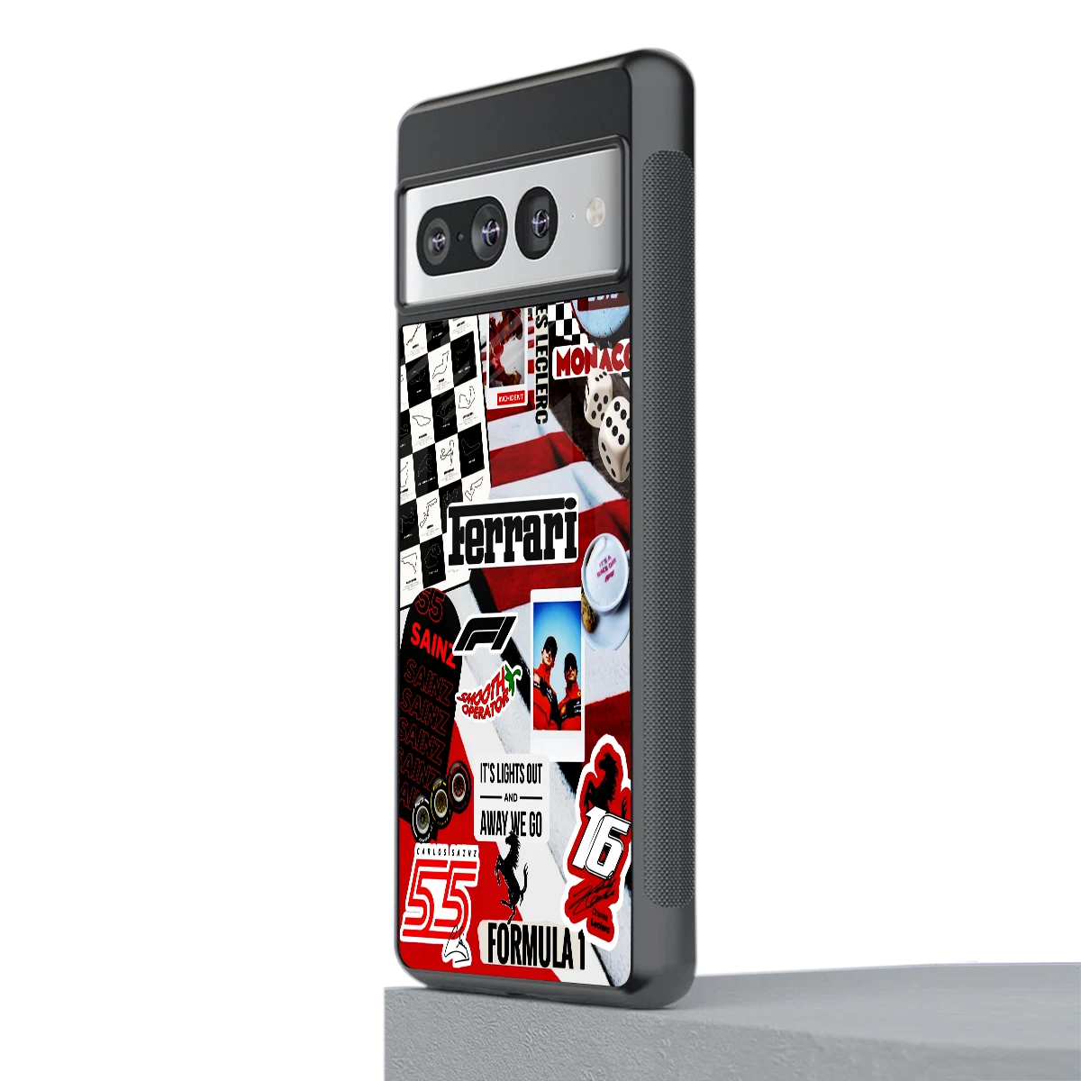 F1 Icon stylish phone case for google pixel 7 pro | glossy glass and slim fit