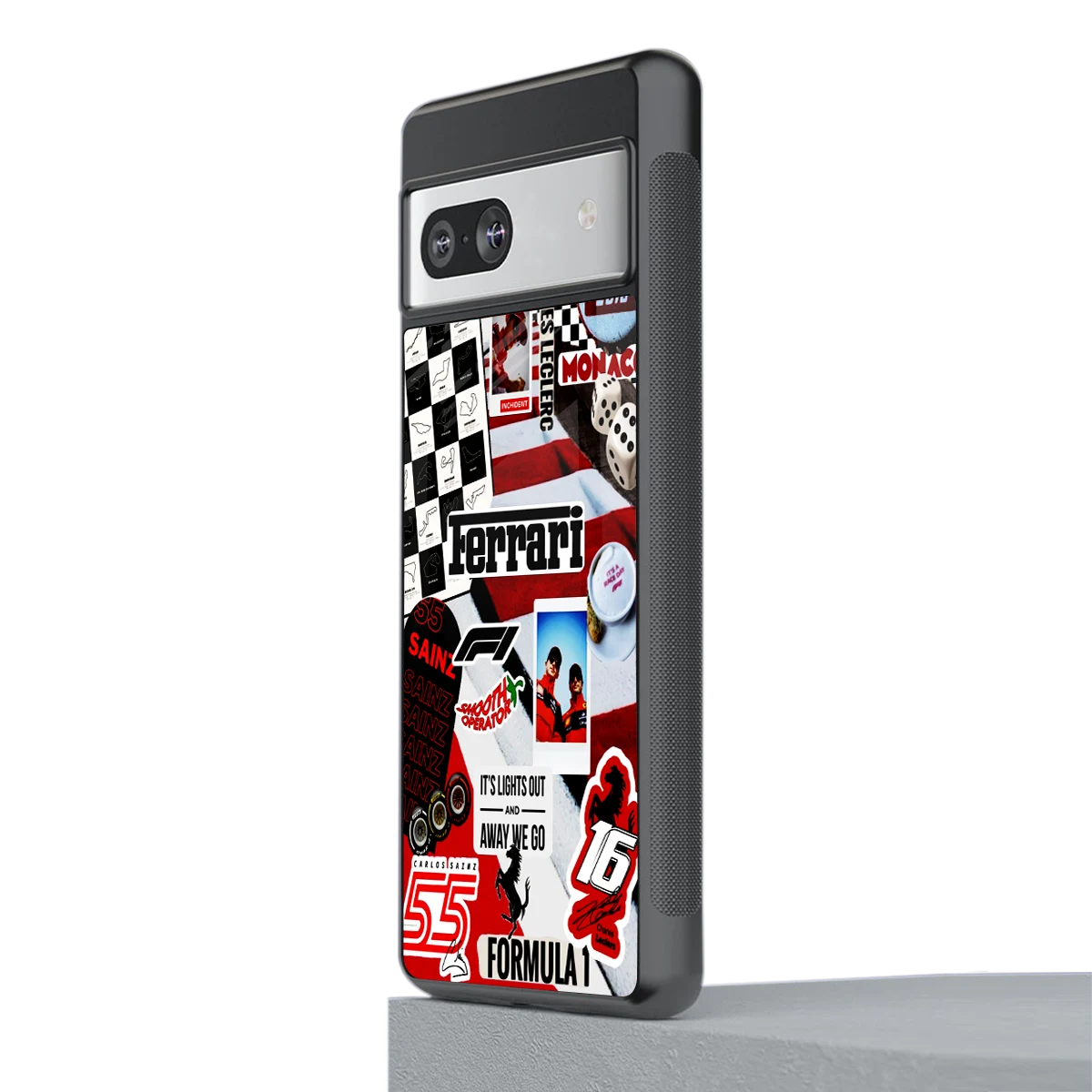 F1 Icon stylish phone case for google pixel 7 | glossy glass and slim fit