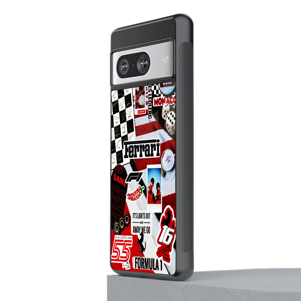 F1 Icon stylish phone case for google pixel 8 | glossy glass and slim fit