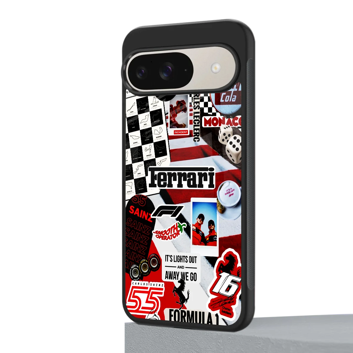 F1 Icon google pixel 9 mobile cover | shockproof glass phone case