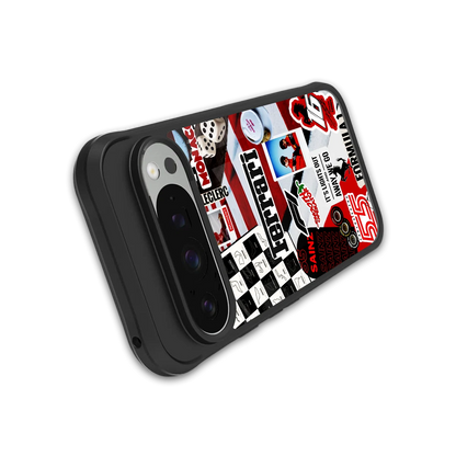 F1 Icon stylish phone case for google pixel 9 pro xl | glossy glass and slim fit