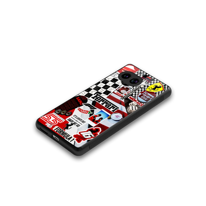 F1 Icon stylish phone case for google pixel 10a | glossy glass and slim fit