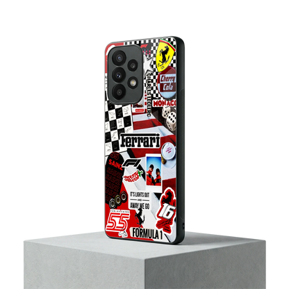 F1 Icon samsung galaxy a23 mobile cover | shockproof glass phone case