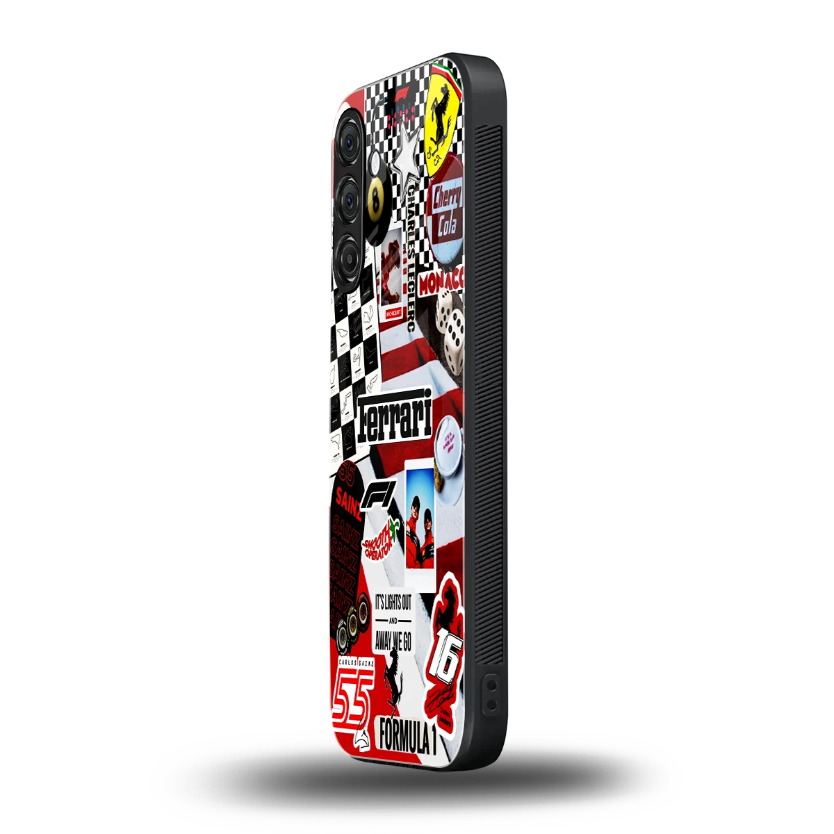 F1 Icon samsung galaxy m36 5g mobile cover | shockproof glass phone case