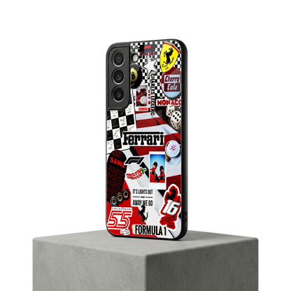 F1 Icon samsung galaxy s22 mobile cover | shockproof glass phone case