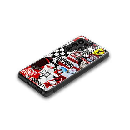 F1 Icon stylish phone case for samsung galaxy s26 ultra | glossy glass and slim fit