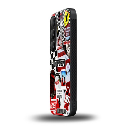 F1 Icon samsung galaxy s25 plus mobile cover | shockproof glass phone case