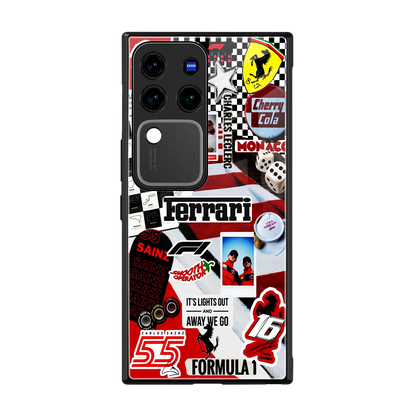 F1 Icon back phone cover | glass case forvivo v30 pro