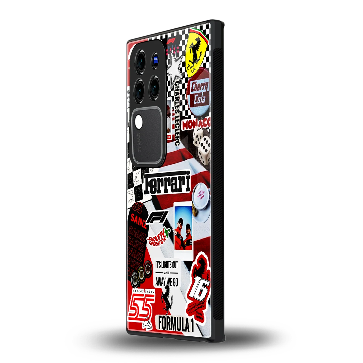 F1 Iconvivo v30 pro mobile cover | shockproof glass phone case
