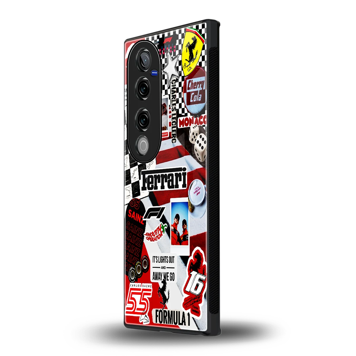 F1 Icon vivo v40 pro mobile cover | shockproof glass phone case