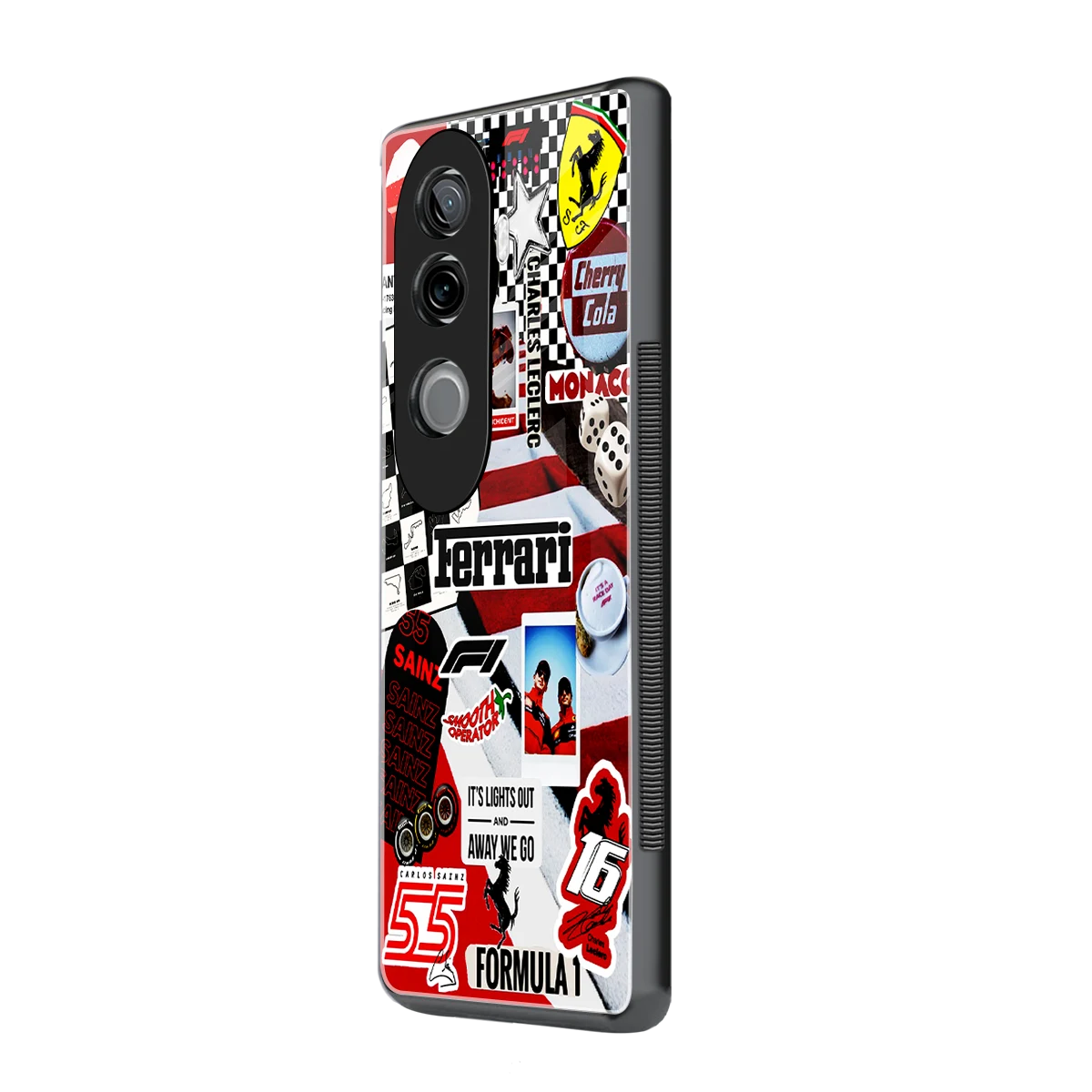 F1 Icon vivo v40e mobile cover | shockproof glass phone case