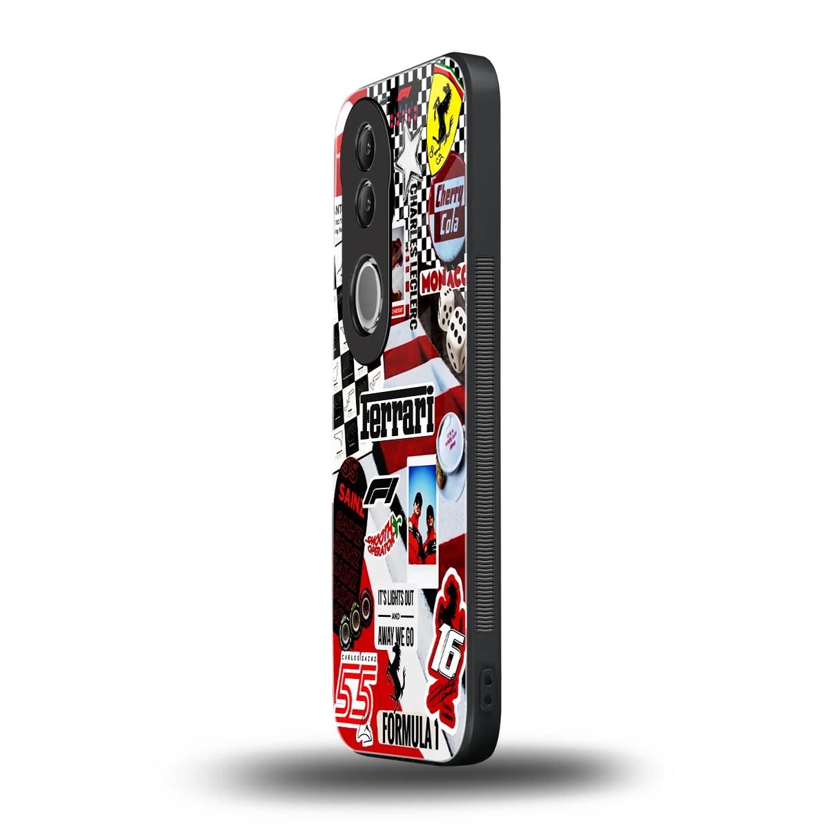 F1 Icon vivo v50 mobile cover | shockproof glass phone case