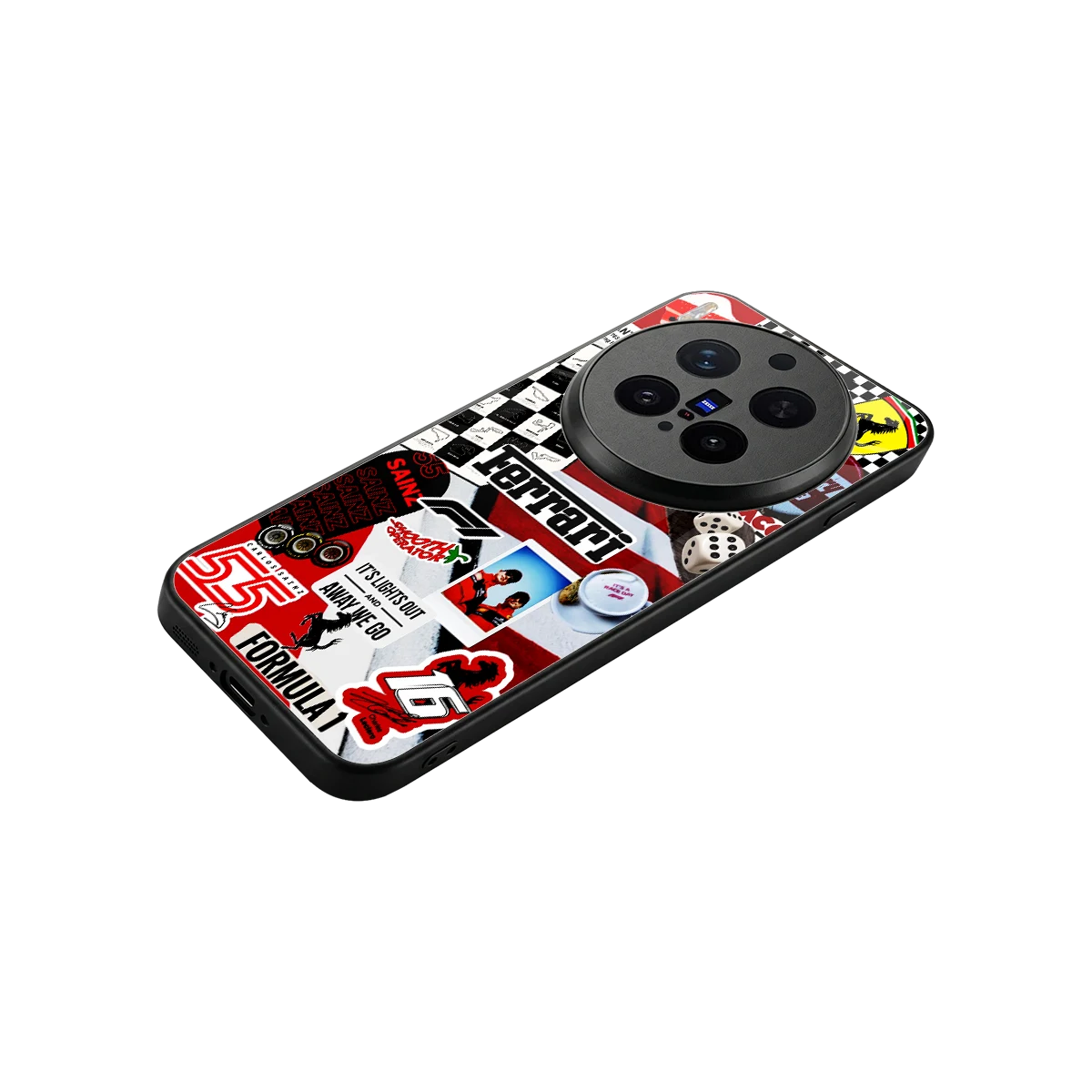 F1 Icon stylish phone case for vivo x300 pro | glossy glass and slim fit