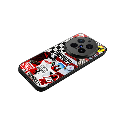 F1 Icon stylish phone case for vivo x300 pro | glossy glass and slim fit