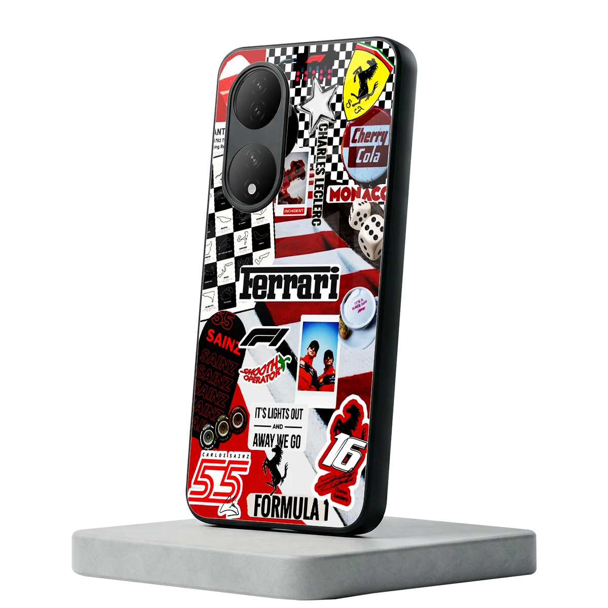 F1 Icon Vivo-y100 mobile cover | shockproof glass phone case
